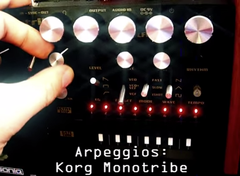 Hyboid - Korg Monotribe MIDI Demo (+ Doepfer Dark Energy, MFB Kult ...)