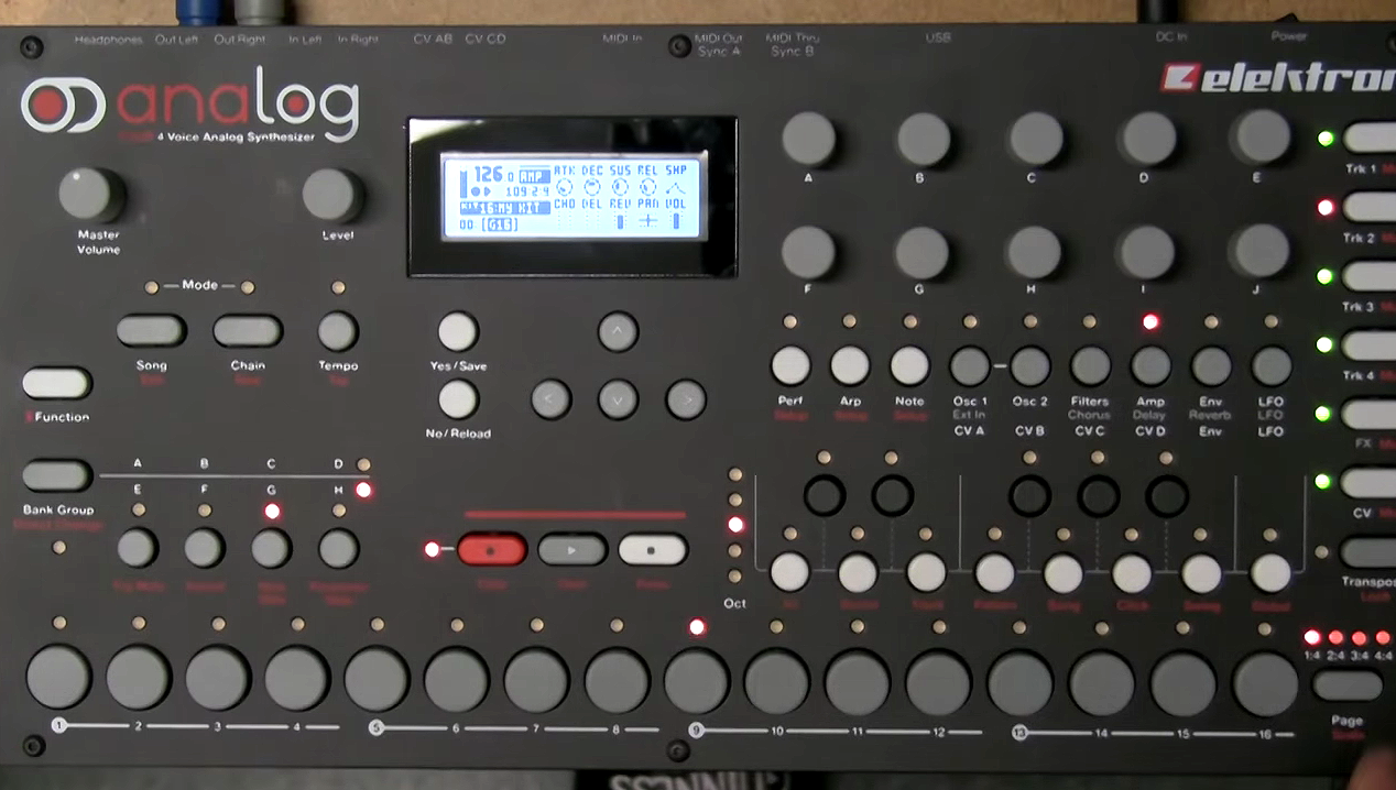 Elektron Analog Four - Creating pattern from scratch